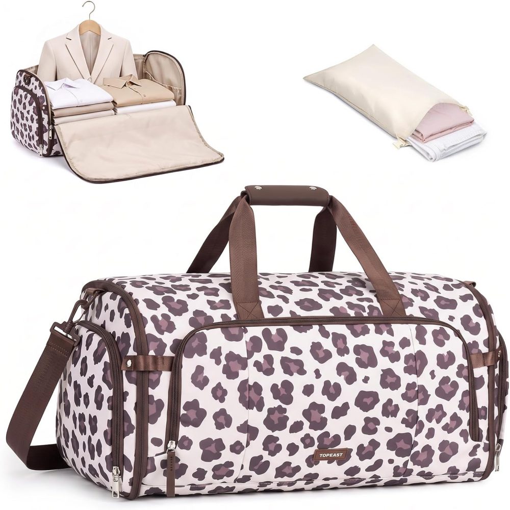 Convertible Garment Duffel Bag for Travel, Hanging Suit Bag