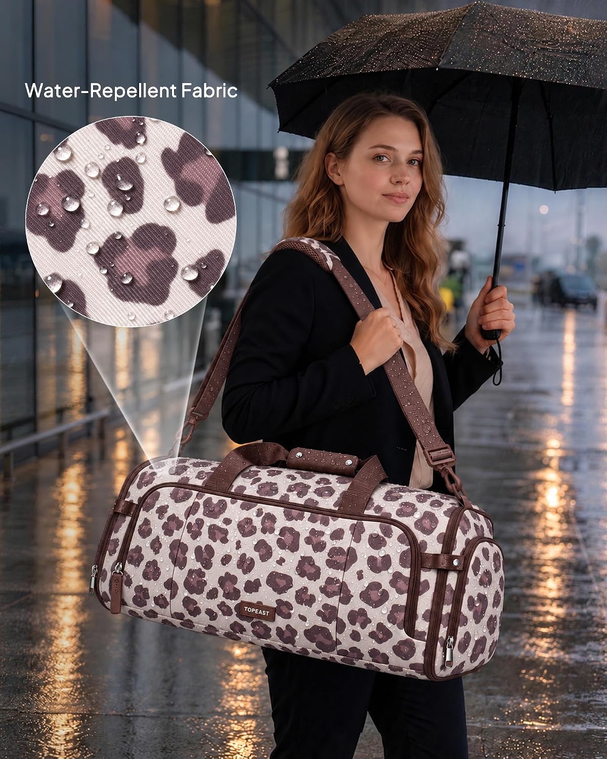 Convertible Garment Duffel Bag for Travel, Hanging Suit Bag - Image 7