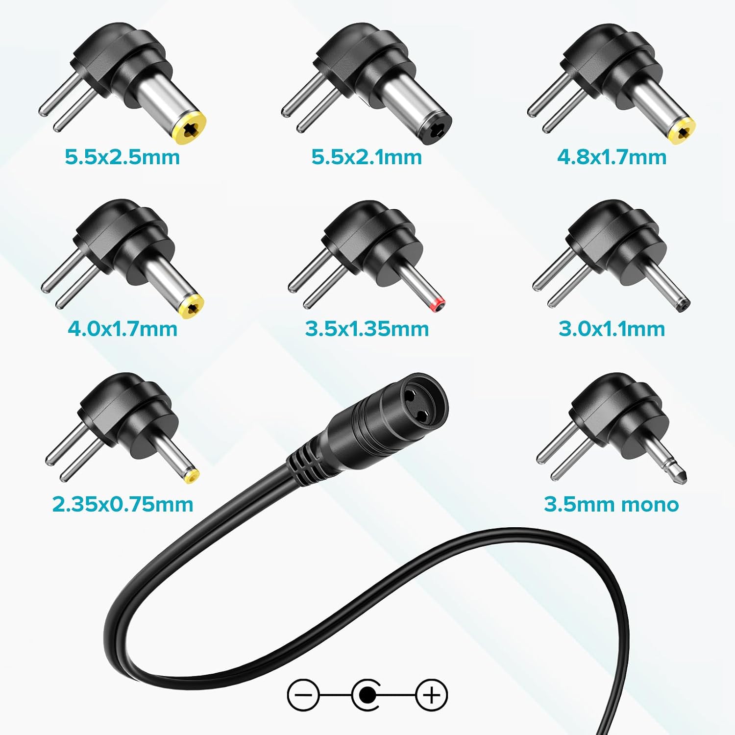 ZOZO 12W Universal AC DC Adapter 3V 4.5V 5V 6V 7.5V 9V 12V 1A Power Supply - Image 2